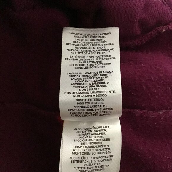 Columbia Womens S Raspberry By the Lake Plush Teddy Bear Fleece Zip Up Jacket - Picture 9 of 12